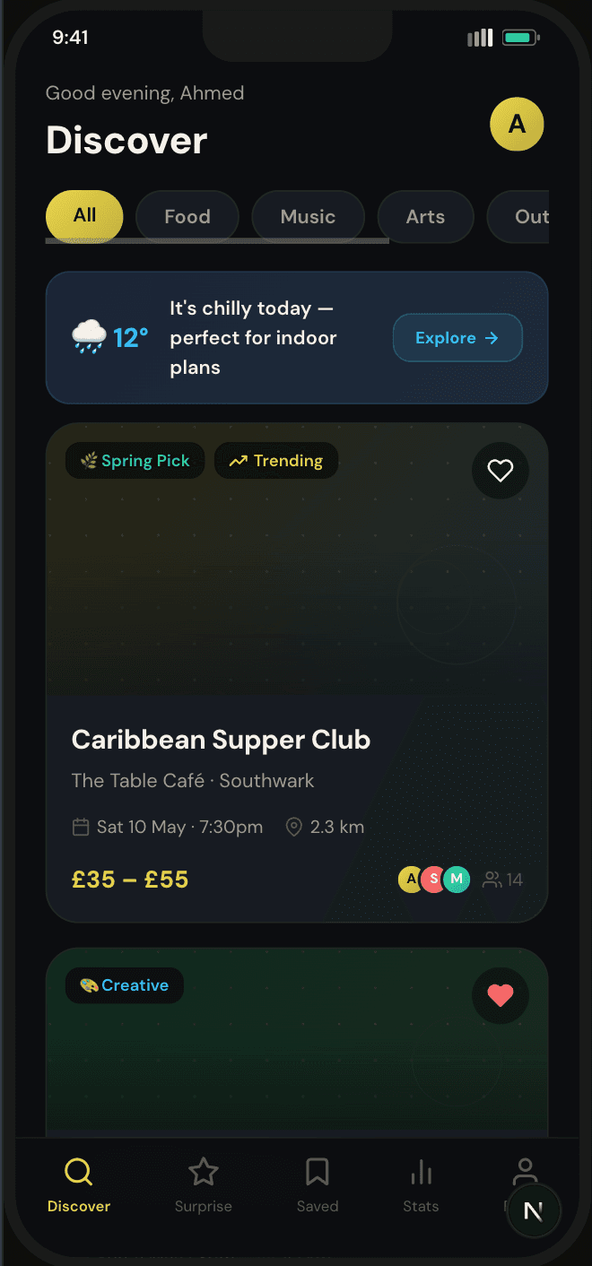 Pertly discovery feed